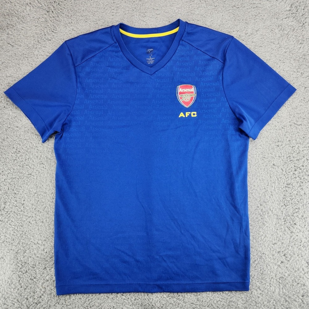 Arsenal FC Jersey T-Shirt Mens Size M Blue AFC